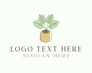 Botany - Minimalist Garden Plant logo design