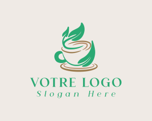 Hot - Coffee Tea Mug logo design