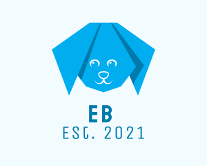 Etsy - Blue Dog Origami logo design