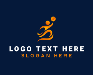 Slam Dunk - Athletic Basketball League logo design