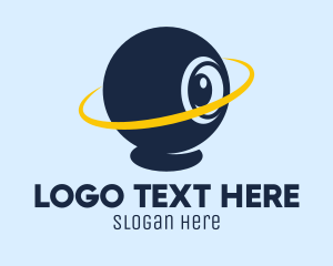 Online Stream - Orbit Webcam Chat logo design