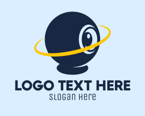 Video Conferencing - Orbit Webcam Chat logo design