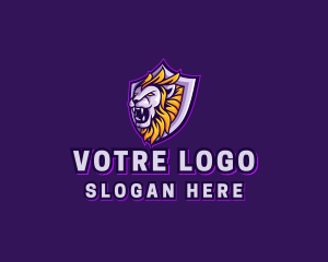 Lion Gaming Shield Logo