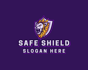 Lion Gaming Shield logo design