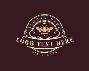 Queen - Royal Bee Apothecary logo design