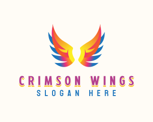 Angel Holy Wings logo design