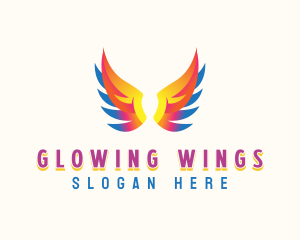 Angel Holy Wings logo design