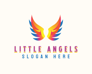 Angel Holy Wings logo design