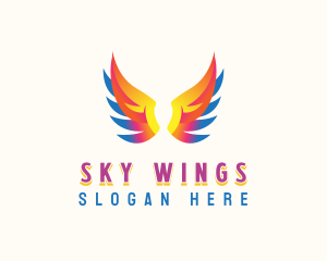 Angel Holy Wings logo design