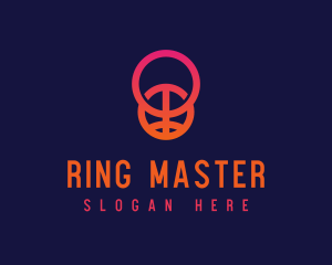 Ring - Basketball Ring Letter O logo design