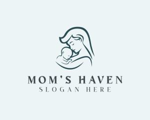 Parenting Mother Baby logo design