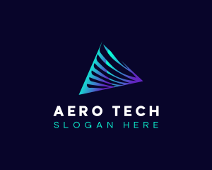 Premium Tech Pyramid logo design