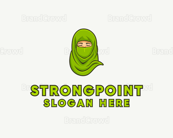 Muslim Niqab Avatar Logo