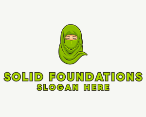 Muslim Niqab Avatar Logo