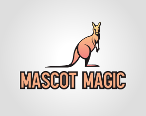 Outback Kangaroo Mascot logo design