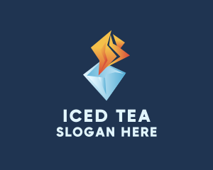 Ice Fire Thermal logo design