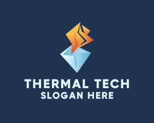 Ice Fire Thermal logo design