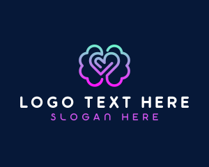 Brain - Brain Heart Wellness logo design