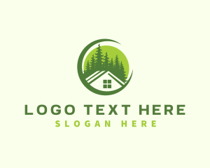 Lawn - House Tree Landscaping logo design