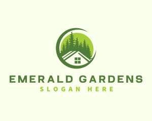 House Tree Landscaping logo design