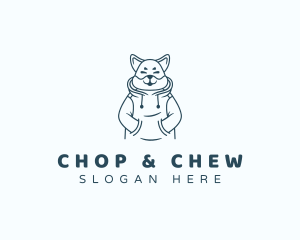 Shiba Inu - Cute Dog Hoodie logo design