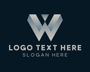 Letter W - Industrial Metal Letter W Company logo design