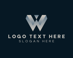 Trade - Industrial Metal Letter W Company logo design