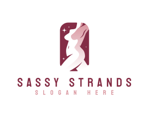 Woman Sexy Body  logo design