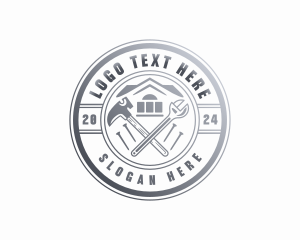 Hammer - Handyman Hammer Wrench logo design