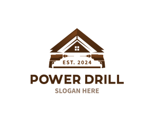 House Drill Construction logo design