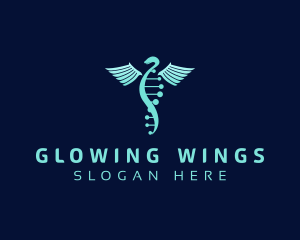 DNA Wings Pharmacy logo design