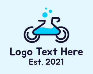 Test Tube - Bike Chemical Lab logo design