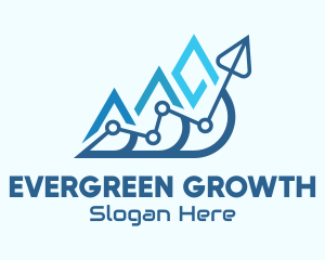 Business Growth Arrow logo design