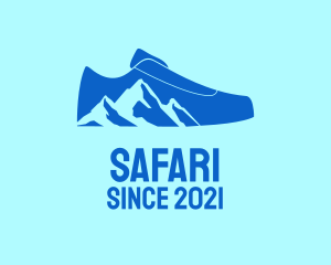 Sneaker - Mountain Hiking Shoe logo design