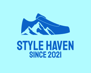 Shoe - Mountain Hiking Shoe logo design