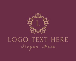 Yoga - Lotus Flower Organic Spa logo design