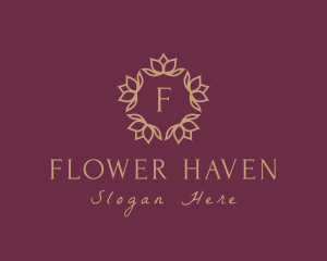 Lotus Flower Organic Spa logo design