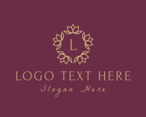 Radial - Lotus Flower Organic Spa logo design