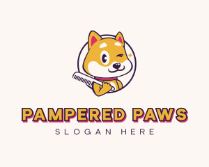 Grooming - Puppy Dog Grooming logo design