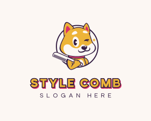 Puppy Dog Grooming logo design