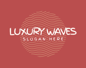 Cool Quirky Waves logo design