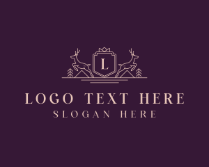 Fashion - Elegant Deer Crest logo design