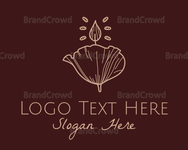 Floral Candle Decor Logo