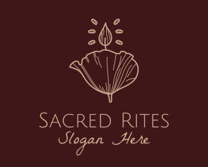 Ritual - Floral Candle Decor logo design