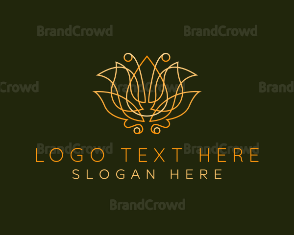 Premium Lotus Flower Logo