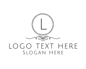 Sophisticated - Decorative Circle Swirl logo design