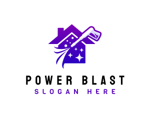 Janitorial Power Washer logo design