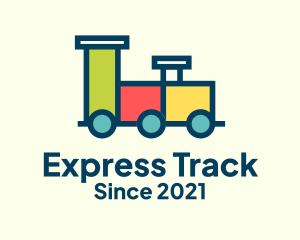 Train - Toddler Toy Train logo design