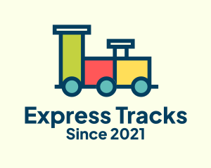 Train - Toddler Toy Train logo design