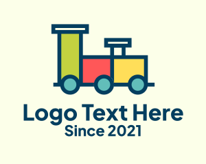 Toy Store - Toddler Toy Train logo design